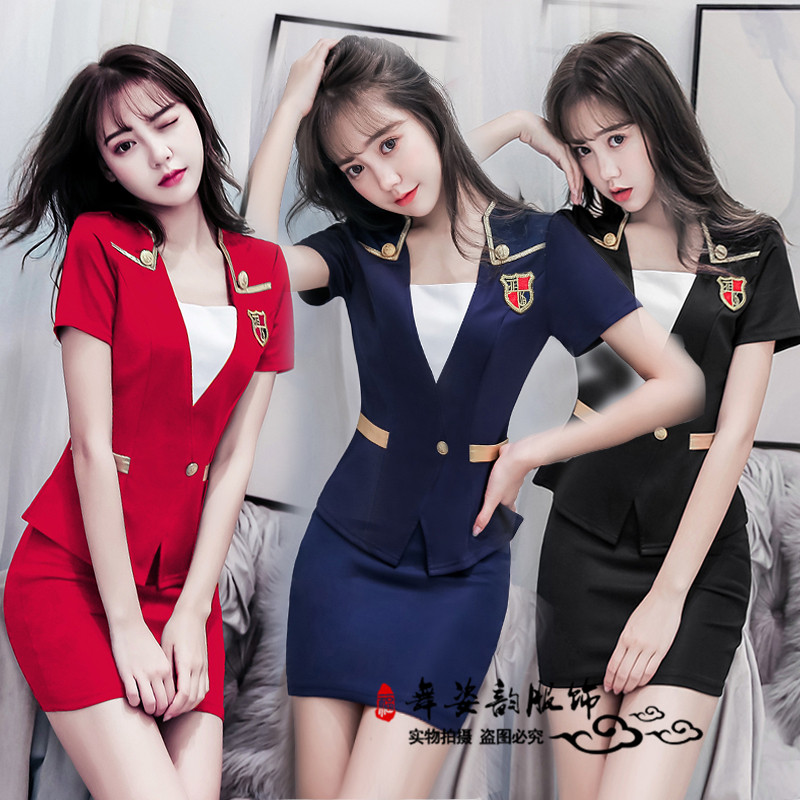 气质技师服2022新款足浴足疗工作服女酒店美容院制服按摩工衣套装