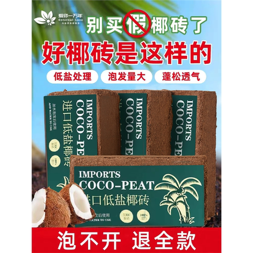 椰砖营养土通用壤糠粗壳种