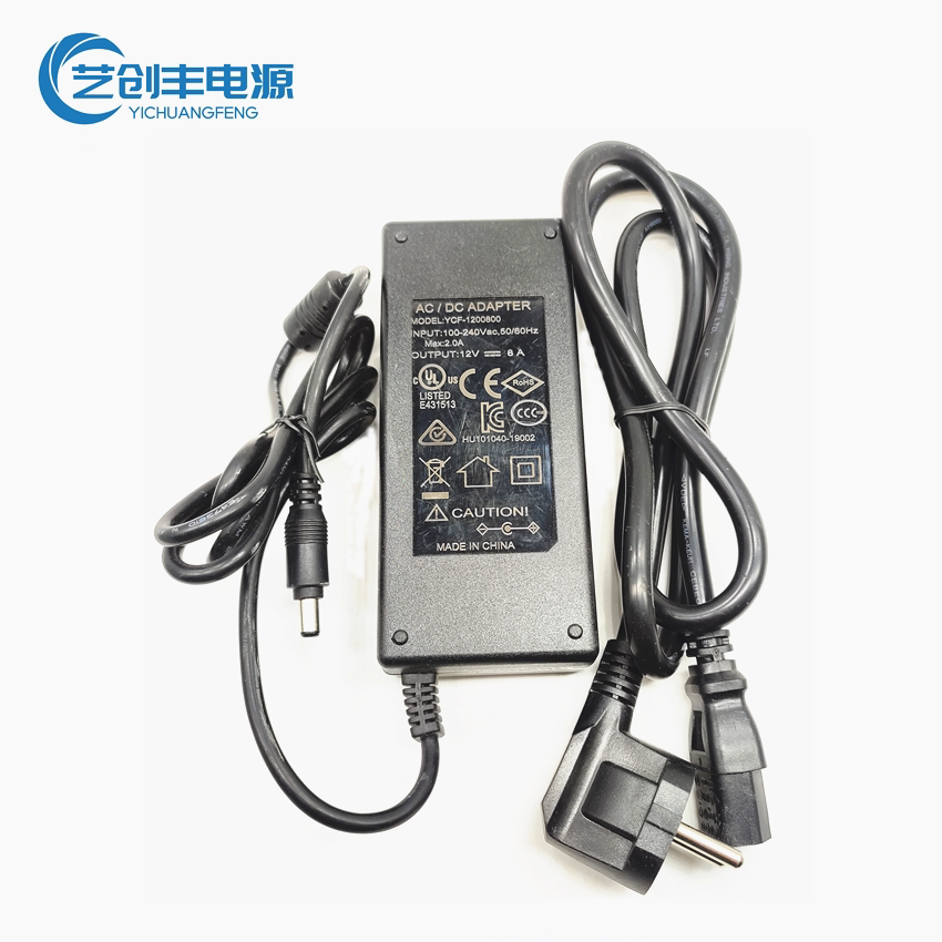 12V8A韩规电源适配器韩国KC认证