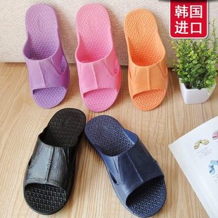 防滑浴室感韩国纯色舒适进口 动居家轻便eva拖鞋