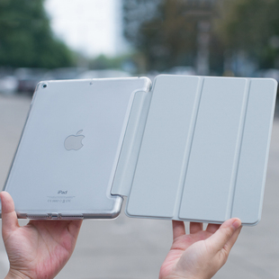 5简约磨砂亚克力防弯10.5air3smart三折cover纯色case透明超薄防摔mini6 ipad软边硬底保护壳pro11套2022air4