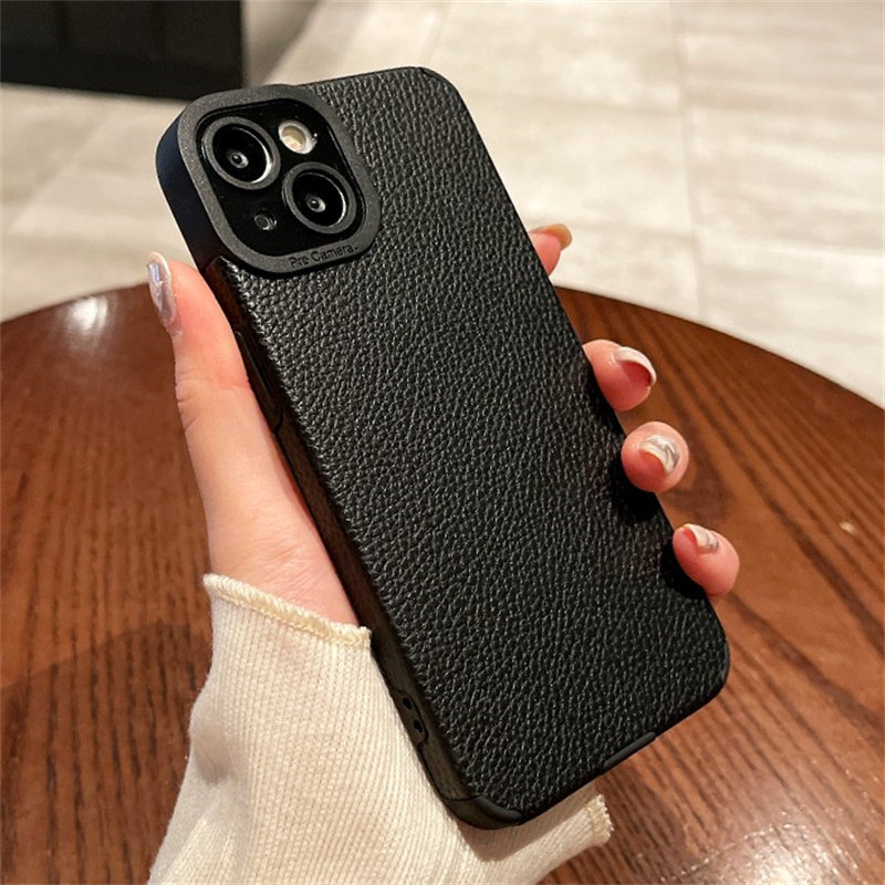 适用苹果14的手机壳15pro新款真皮iphone13promax保护套11女男士12高级感x全包xr防摔14plus简
