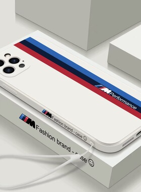 撞色适用苹果17promax手机壳15/14/13pro男iphone11液态xs软x侧边xr防摔7全包8plus潮牌6splus赛道xsmax女12