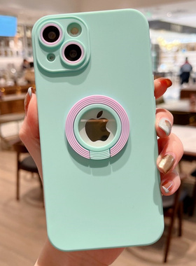适用苹果13手机壳15proiPhone14promax套11新款12绿色纯色x男女xs软的液态硅胶xr全包镜头xsmax冷淡风女8plus