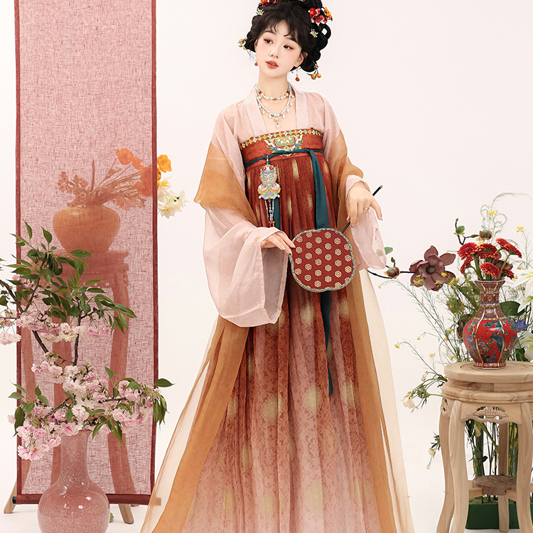 远山娥黛唐制汉服中秋新款