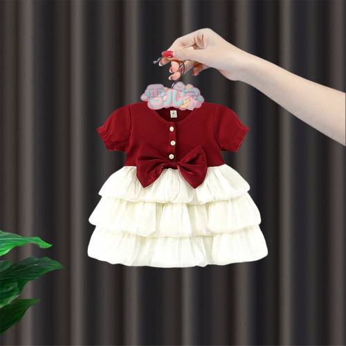 周岁女宝礼服女童夏季新款连衣裙