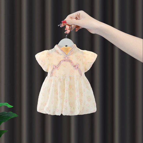宝宝旗袍裙子女童夏季汉服连衣裙