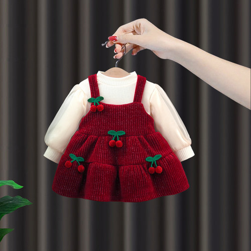 周岁女宝礼服女童冬季连衣裙