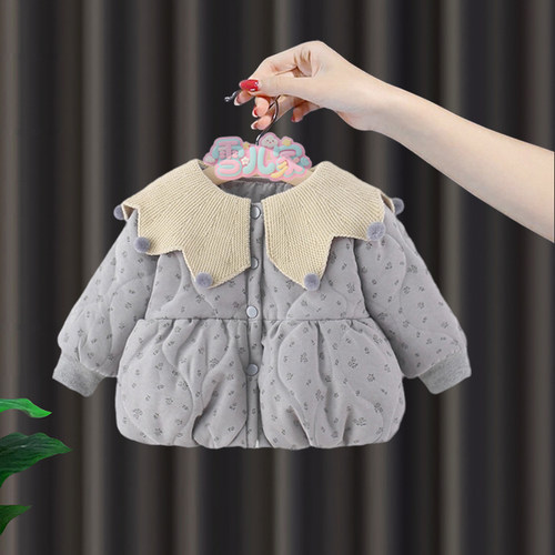 宝宝冬季棉服女童冬装加绒外套