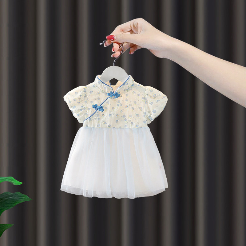 宝宝改良旗袍夏季汉服婴儿小裙子女童连衣裙国风夏装中式古风纱裙,童装/婴儿装/亲子装,连衣裙,淘宝优惠券,粉丝福利购,淘宝优惠卷