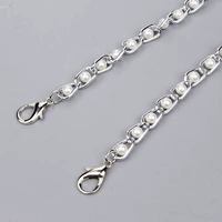 Цепь (с бусинами) 120 см [пряжка-серебряный]