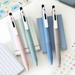 日本ZEBRA斑马牌JJ118悦芯笔CLIP 学生用刷题黑笔0.5mm黑色中性笔高颜值大容量速干顺滑水性笔 Chill按动式