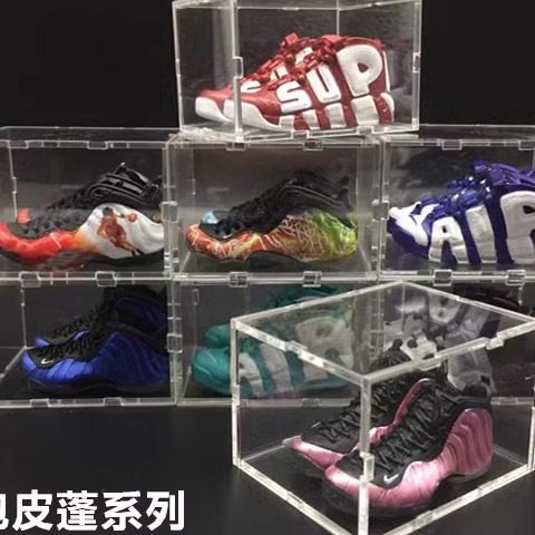 手工喷泡鞋模型汽车摆件皮蓬大AIR钥匙扣抖音创意情侣生日礼物
