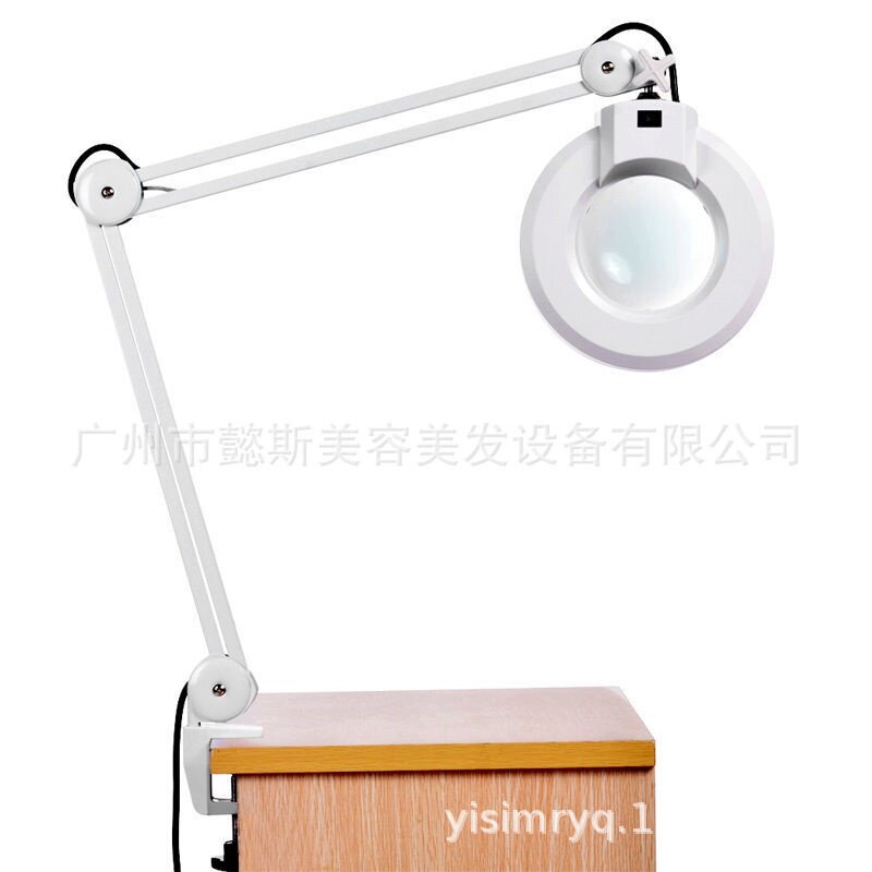 美容美发台式LED放大镜灯夹式灯美容冷光灯放大灯