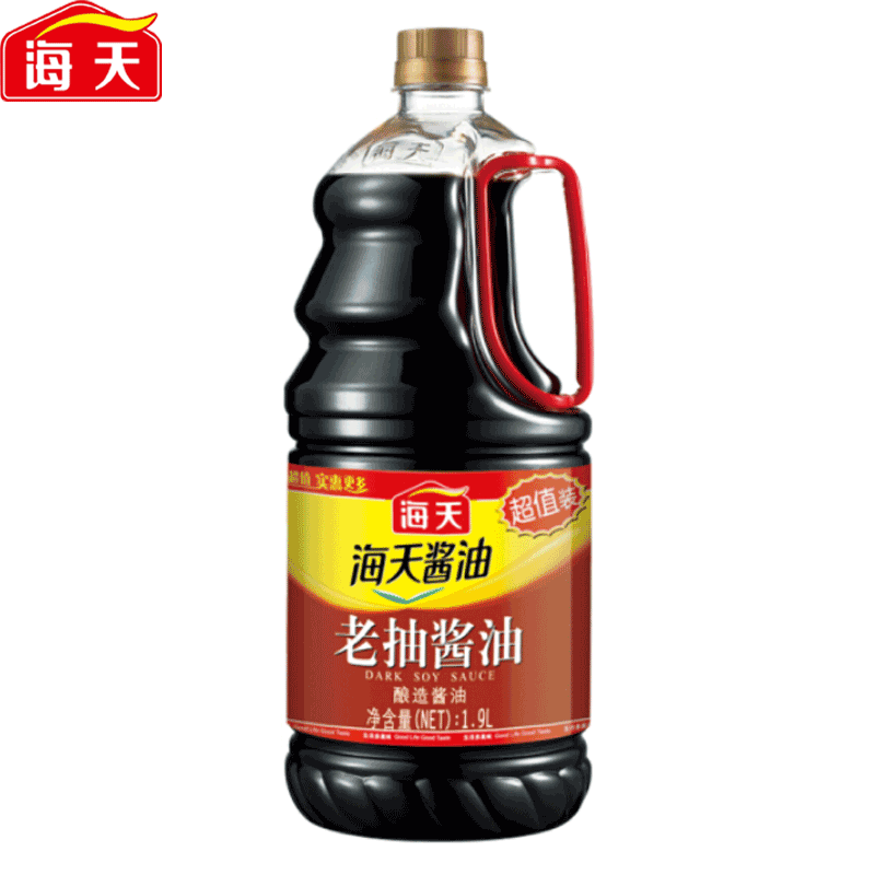 海天老抽酱油1.9L*1桶家用装酿造酱油家常炒菜拌菜增色增味调味品高性价比高么？