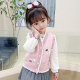 针织毛衣开衫 女童春装 洋气女宝宝百搭款 儿童马甲春款 马甲 2026新款