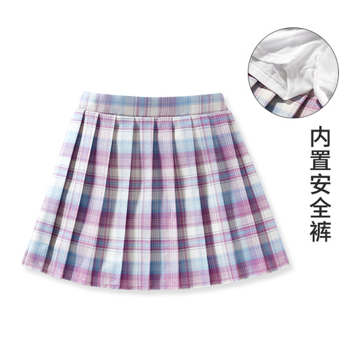 百褶裙短裙JK裙学院夏内置安全裤