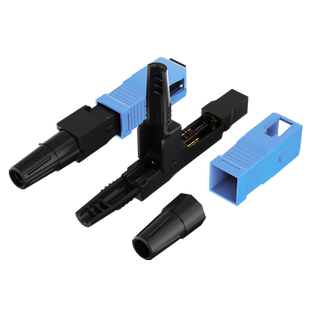 倾威优品 预埋式光纤冷接子SC冷接头电信级皮线光纤快速连接器FTTH预埋型LC冷接子
