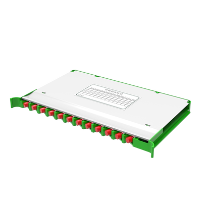 倾威 FC/SC一体化托盘光纤熔纤盘12芯ODF托盘圆头束状方头带状熔线盘 FCAPC/SCAPC/LC12芯24芯一体化托盘