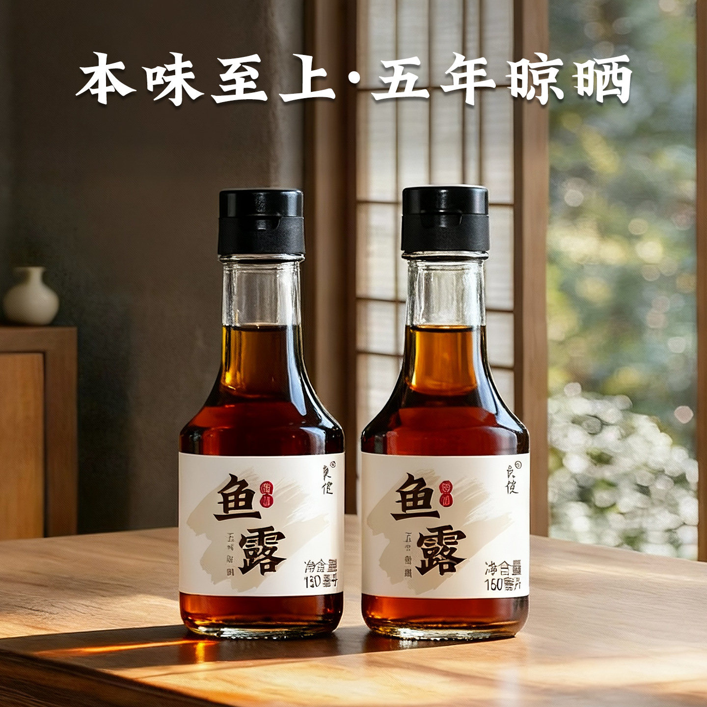 潮汕特产零添加剂五年年鱼露初汤泡菜专用鱼酱油家用厨房调味料汁