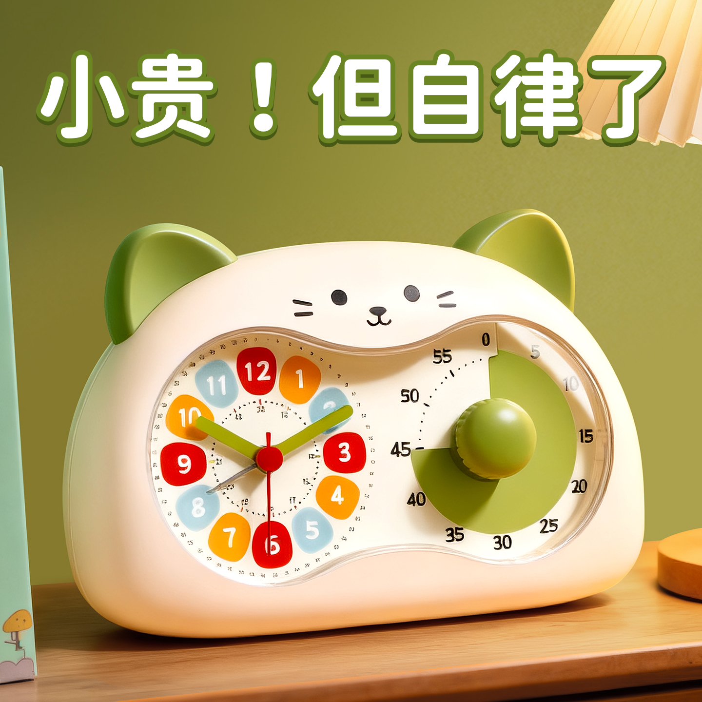 儿童自律神器！三合一静音计时器