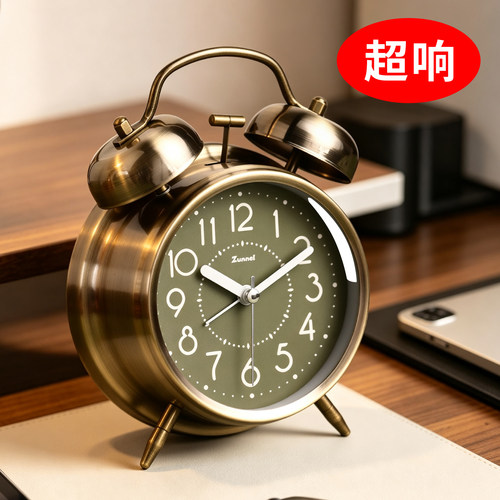 【专治赖床】大声金属打铃闹钟！