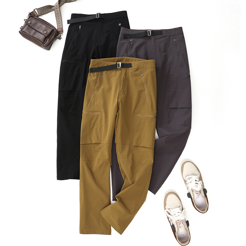 鸟同款软壳冲锋裤男户外防水防风速干裤春秋新款薄款透气休闲长裤