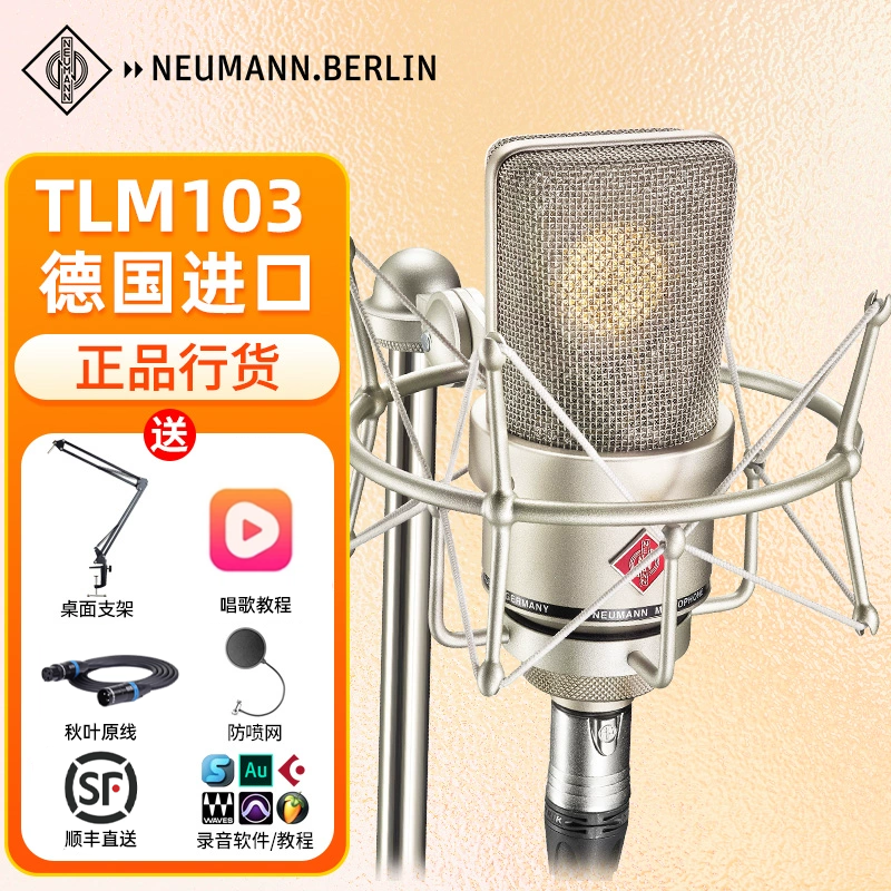 NEUMANN/诺音曼 TLM103专业级录音电容麦克风直播K歌配音话筒套装