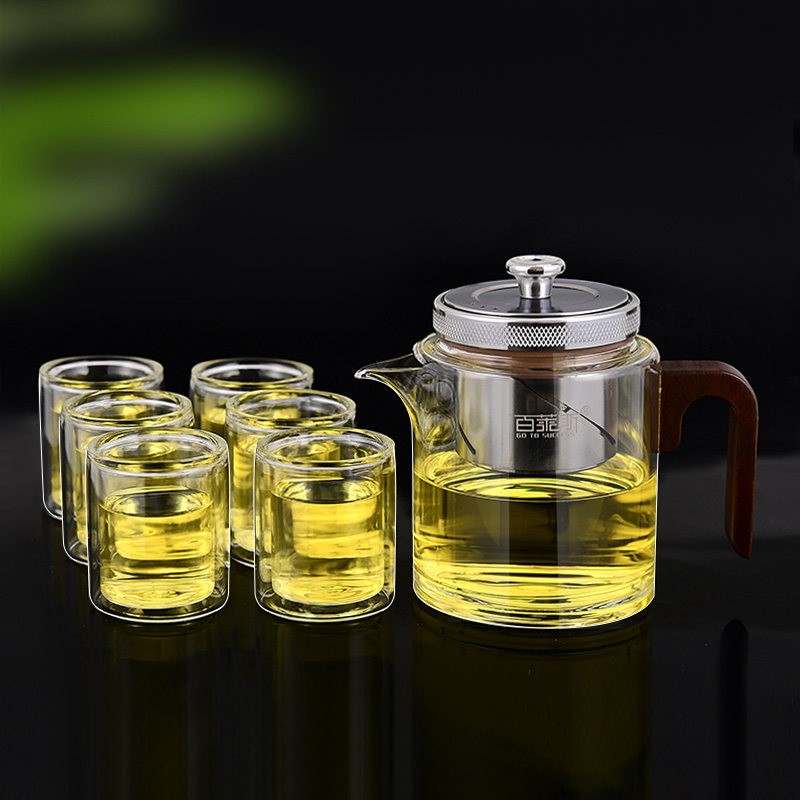 百莱斯水晶玻璃泡茶沏茶陈皮功夫茶具花茶果茶绿茶红茶普洱白茶壶,餐饮具,玻璃杯,淘宝优惠券,粉丝福利购,淘宝优惠卷
