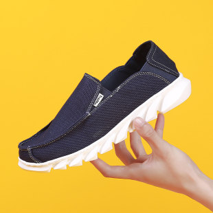 百搭软底低帮布鞋 Tt&Mm 防臭休闲帆布鞋 夏季 汤姆斯透气一脚蹬男鞋