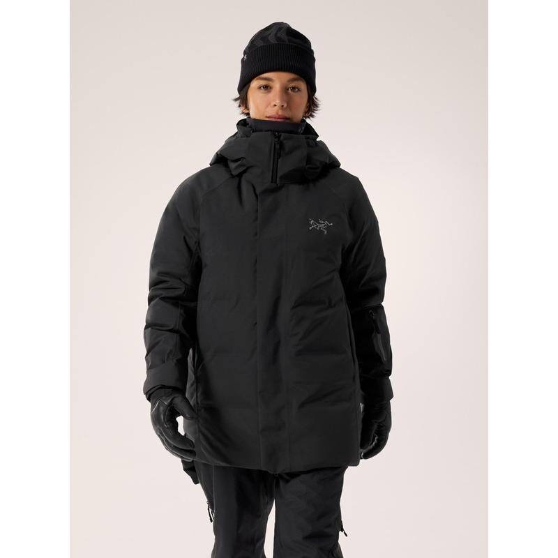 Arcteryx始祖鸟女士羽绒服防水防风保暖滑雪服中长款连帽