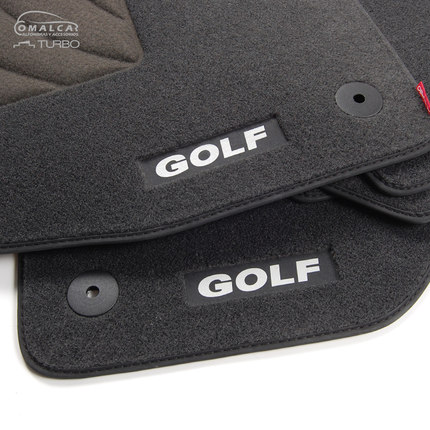 02-08年老款高尔夫4专用脚垫14-21高7原装位原车卡扣09-13GOLF6 8