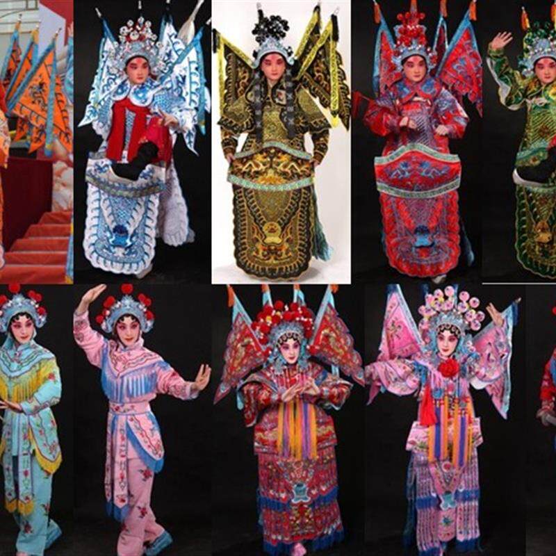 韩式国粹京剧戏服生旦净末穆桂英挂帅戏服服装出租古装走秀丑