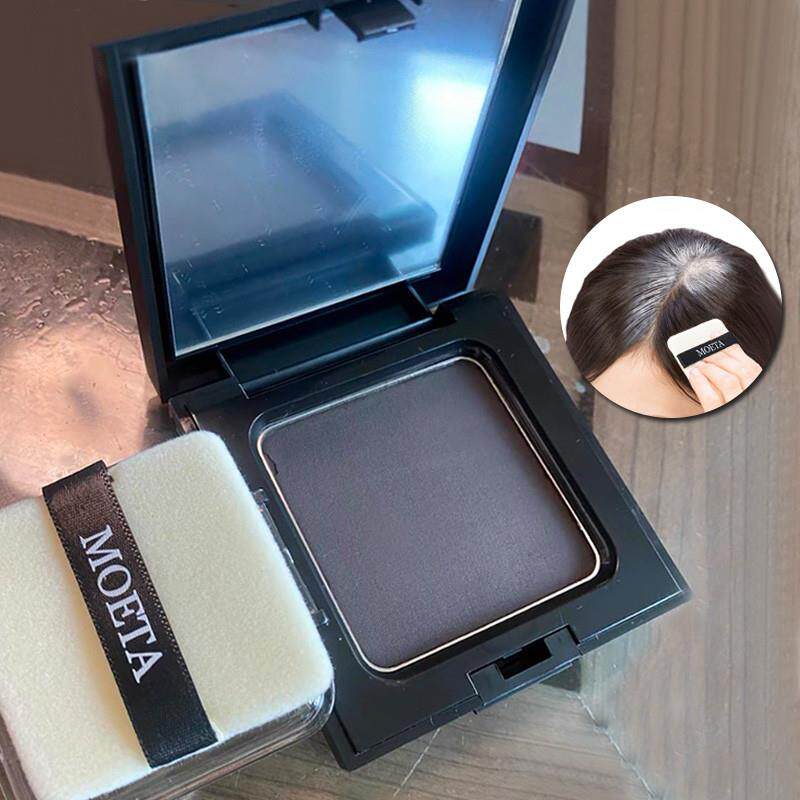 遮盖白发神器一次性染发粉饼笔棒喷雾女发根补色孕妇用植物