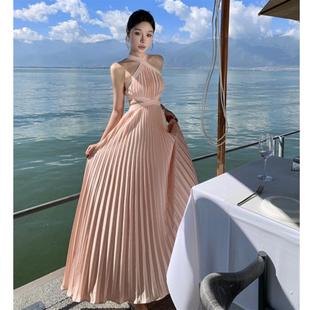 生日party轻礼服女度假沙滩裙高级感连衣裙沙滩裙女海边度假超仙
