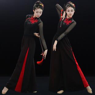 胶州秧歌舞蹈服古典舞艺考剧目服练功服海阳抬龙王扇子舞演出服装