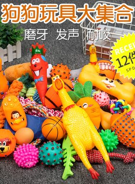 宠物狗狗玩具球磨牙耐咬发声尖叫鸡泰迪柯基金毛幼犬发声解闷用品