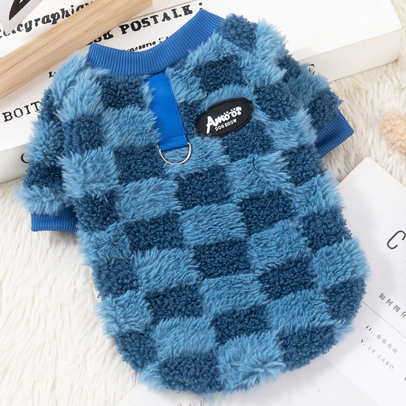 狗衣服带牵引扣冬季泰迪比熊户外遛狗保暖冬天格子绒衣猫咪两脚衣,宠物/宠物食品及用品,狗宠物服装/雨衣,淘宝优惠券,粉丝福利购,淘宝优惠卷