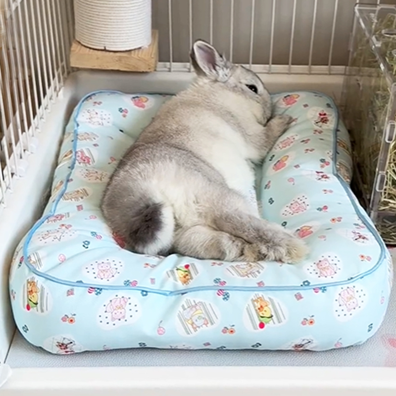 兔子窝趴趴垫夏季垫子猫咪狗狗四季通用兔兔睡垫加厚睡觉用的头垫
