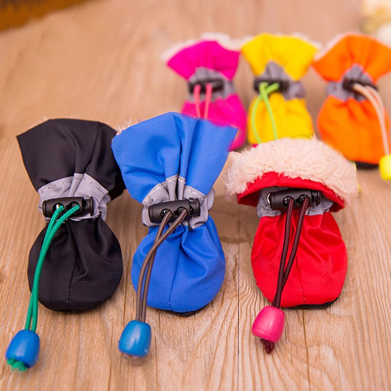 狗狗鞋子加绒秋冬季四季泰迪比熊