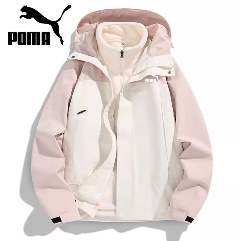 品牌新款秋冬季男女同款冲锋衣三合一拆卸防风防水情侣登山服外套,男装,风衣,淘宝优惠券,粉丝福利购,淘宝优惠卷