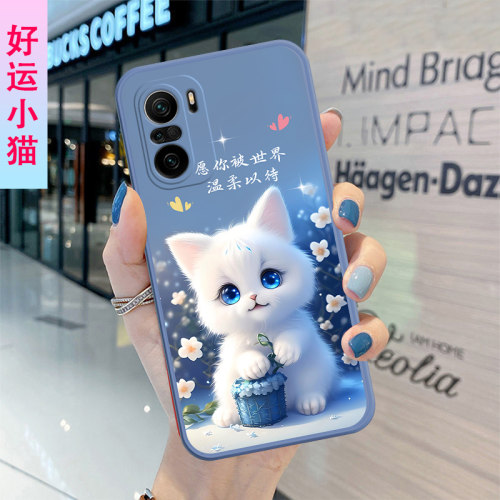 小米红米K40手机壳redmik40全包防摔男女新款网红磨砂情侣硅胶小