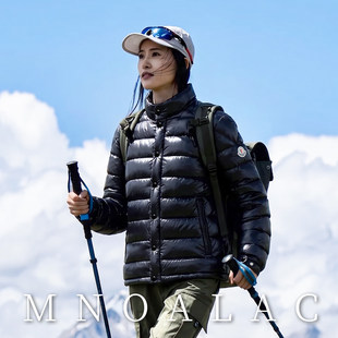 蒙口猫短款羽绒服女士秋冬立领90绒修身户外保暖轻薄百搭外套男款