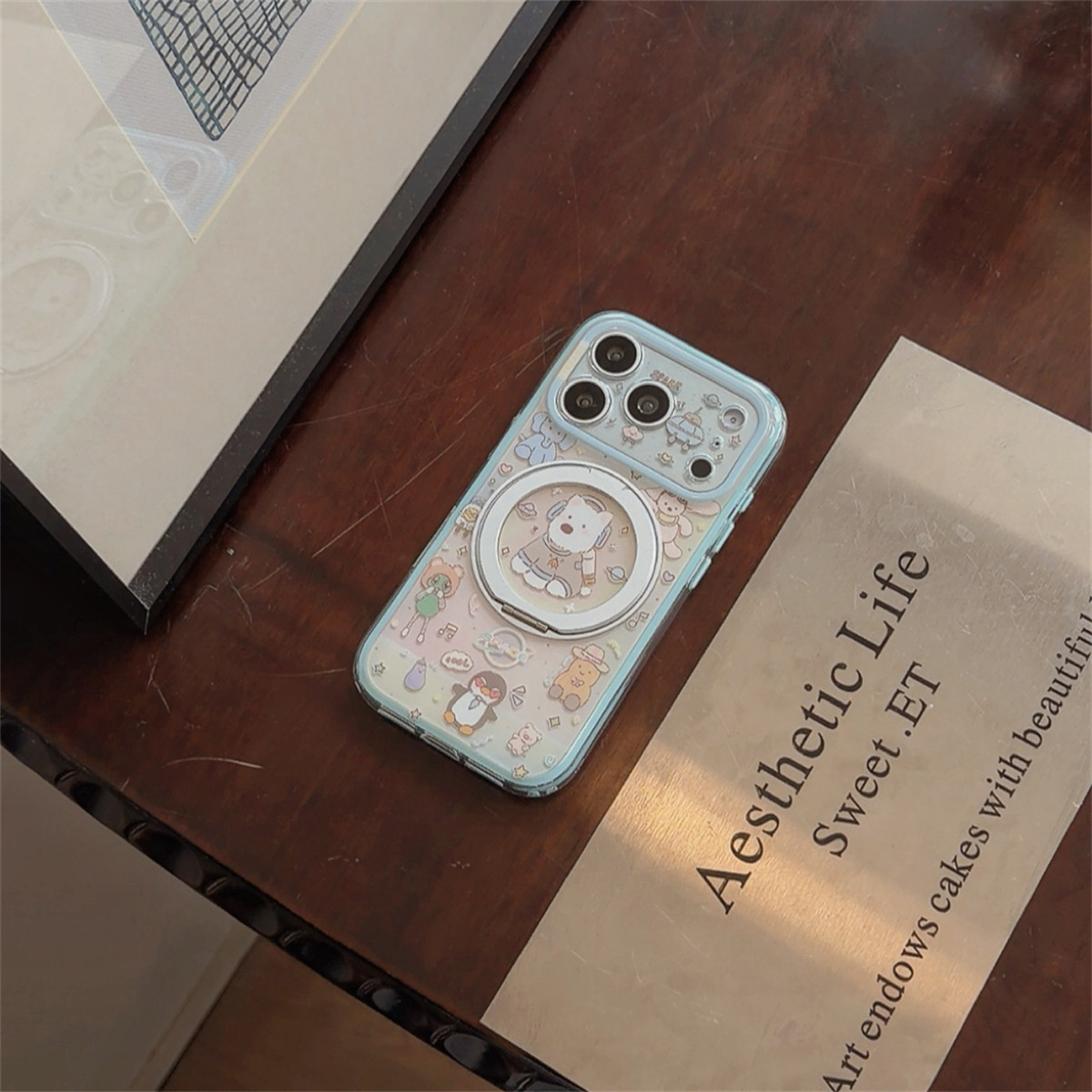 宏界 二合一可爱耳机西高地小狗适用苹果17ProMax手机壳iphone17新款16pro硅胶17pro女款15promax防摔保护套