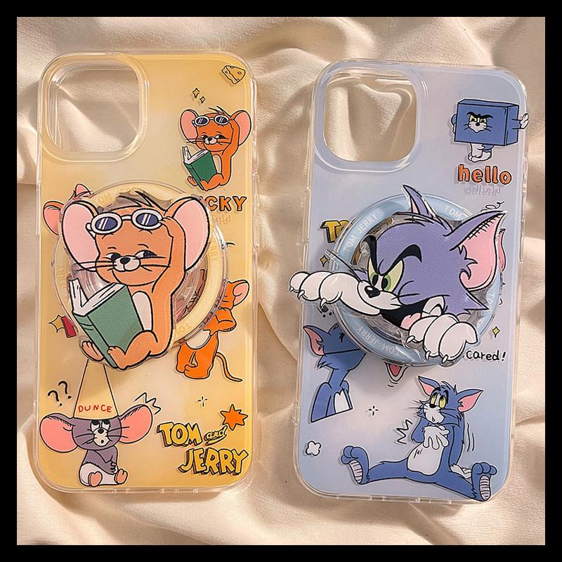 宏界 趣味搞怪猫咪老鼠适用苹果16手机壳iphone15pro女新款13pro磁吸双层17promax卡通17pro硅胶14pro防摔套,3C数码配件,手机保护套/壳,淘宝优惠券,粉丝福利购,淘宝优惠卷