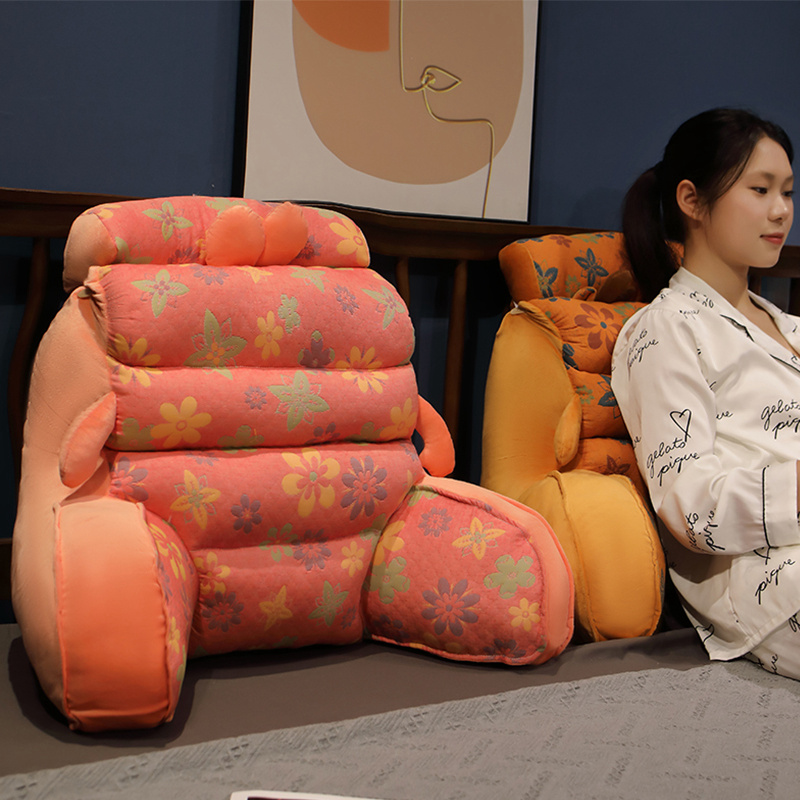 老花布床头靠垫靠枕保护腰椎