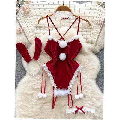 Christmas Women Bodysuits Lingerie Sexy SetsFashion Sleepwea