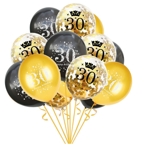 15X Girls Boys 2nd Birthday Party Pearlised Latex Balloons