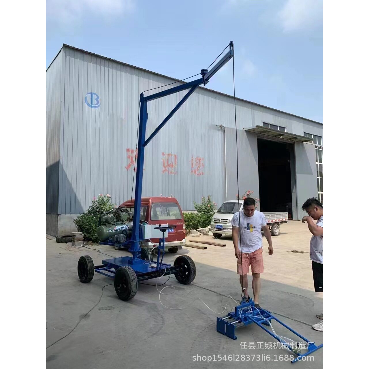 气动小型抓砖机 砖厂夹砖机码砖机起吊砖机