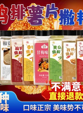 薯片撒料粉鸡排撒粉甘梅粉椒盐粉现炸土豆片专用撒粉番茄粉调味粉